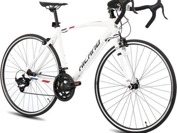 HILAND 700c Road Bike 14 Speed, Aluminum Frame Racing Bike, City Commuter Bicycle for Men Women